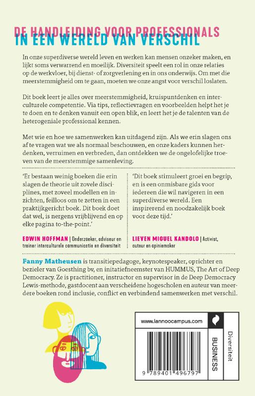 Professioneel handelen in een meerstemmige samenleving achterkant