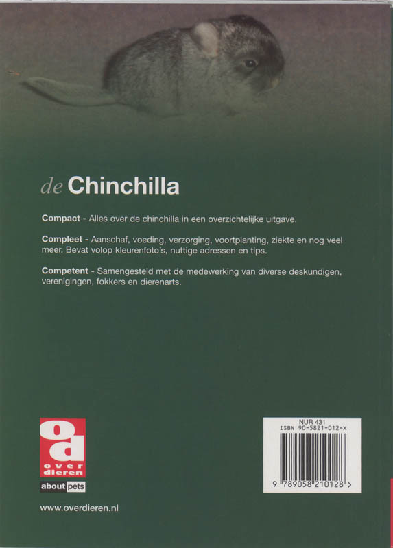 De chinchilla achterkant