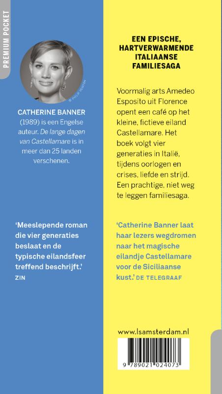 De lange dagen van Castellamare achterkant