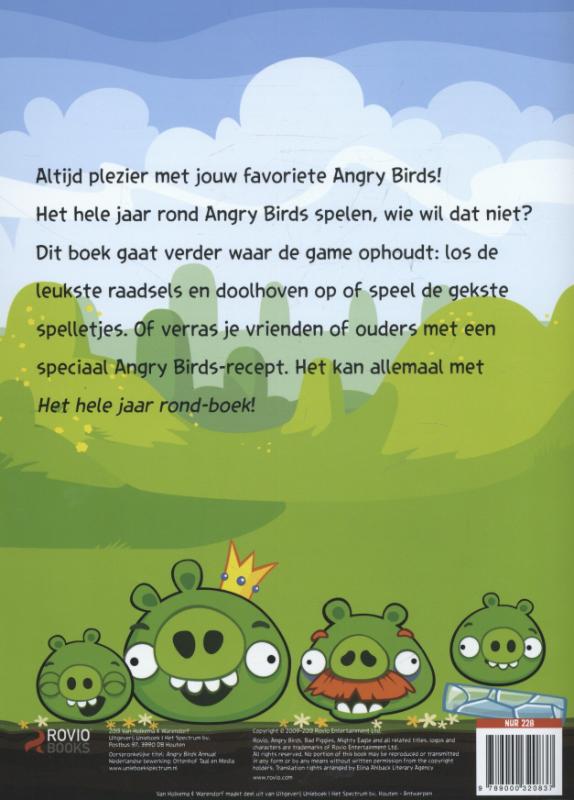 Angry Birds - Het hele jaar rond-boek achterkant