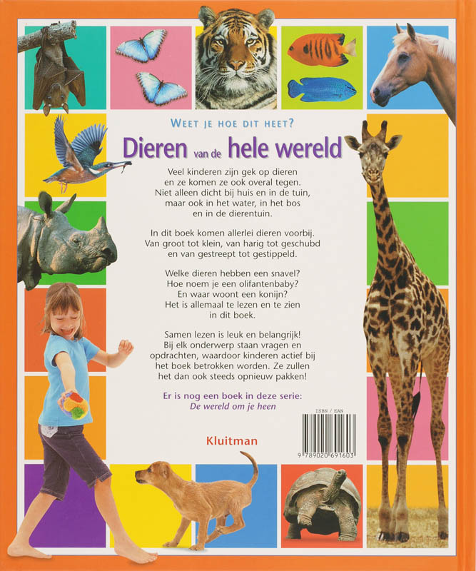 Dieren van de hele wereld / Weet je hoe dit heet? achterkant