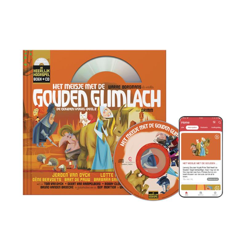 boekenbalie_9789079040230_cover Het meisje met de gouden glimlach / De gouden vogel deel 2 / Heerlijk Hoorspel / 9