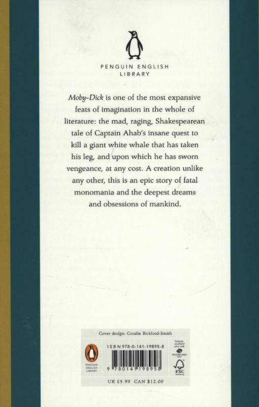 Moby-Dick / The Penguin English Library achterkant