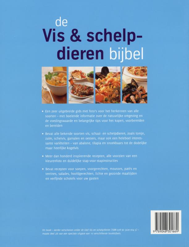 De Vis- & Schelpdierenbijbel achterkant