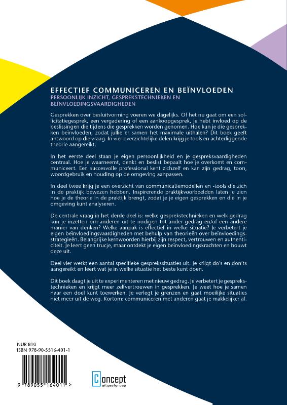 Effectief communiceren en beïnvloeden achterkant