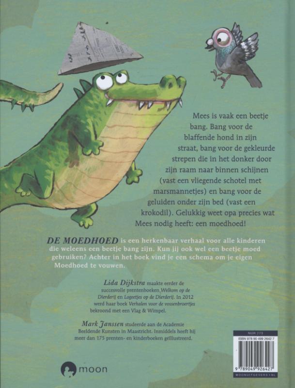 De moedhoed achterkant