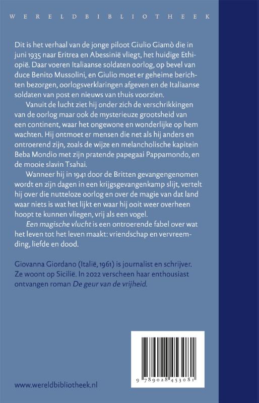 Een magische vlucht achterkant