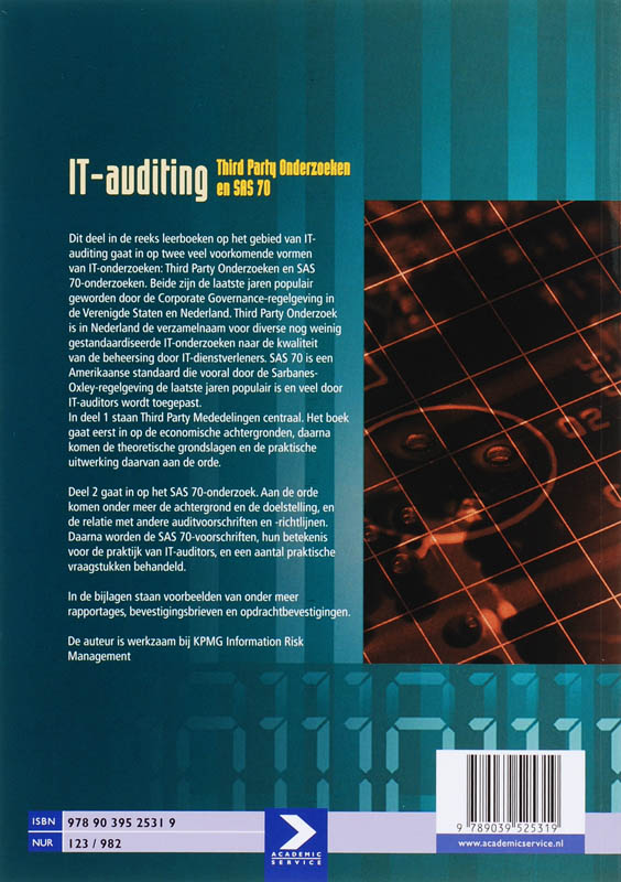 IT-Auditing TPM en SAS 70 achterkant