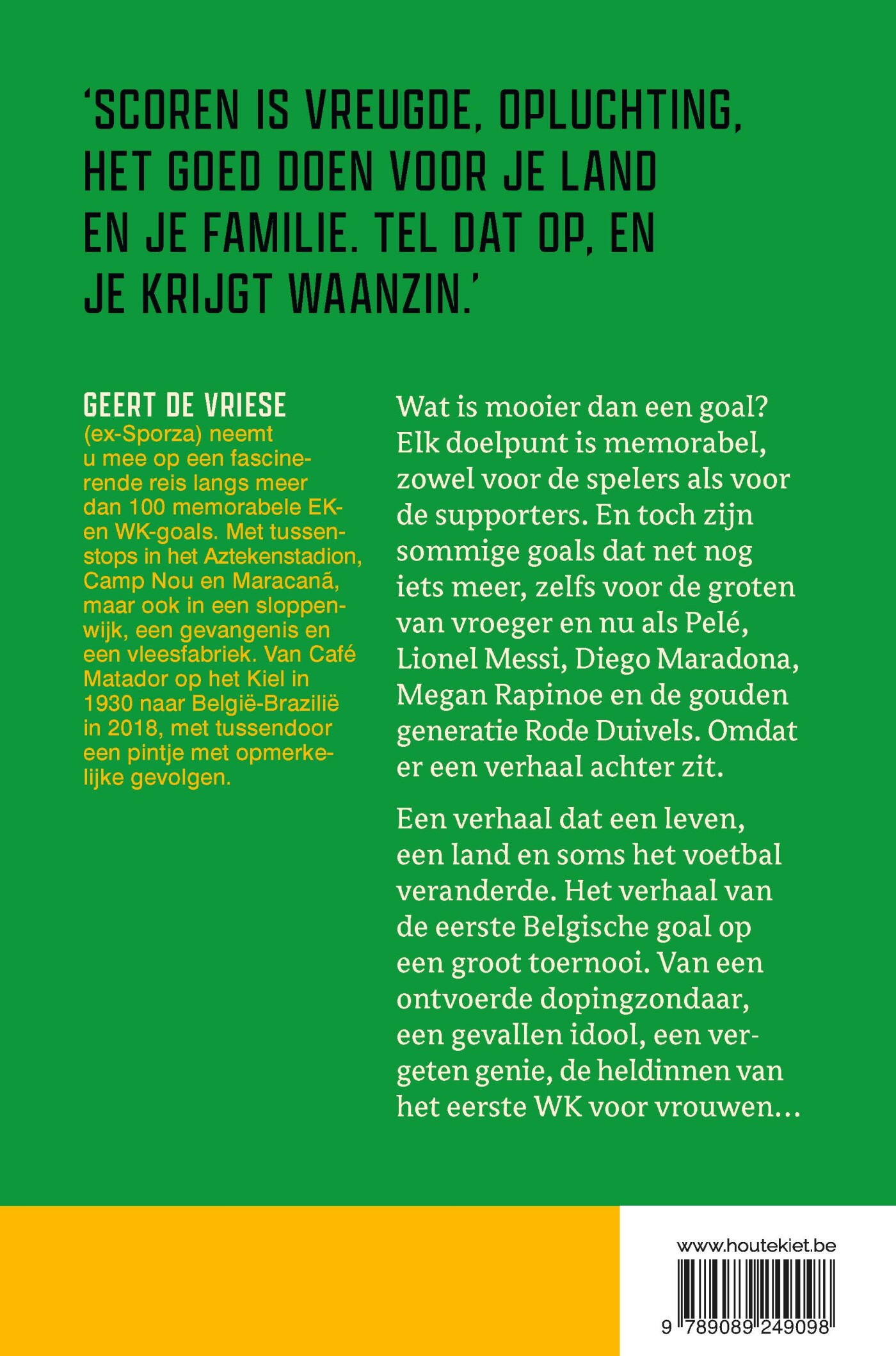 Goal! achterkant