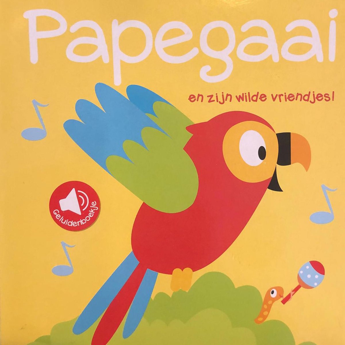 Geluidenboekje Papegaai en zijn wilde vriendjes!