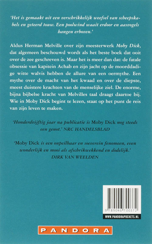 Moby Dick / Pandora pockets achterkant