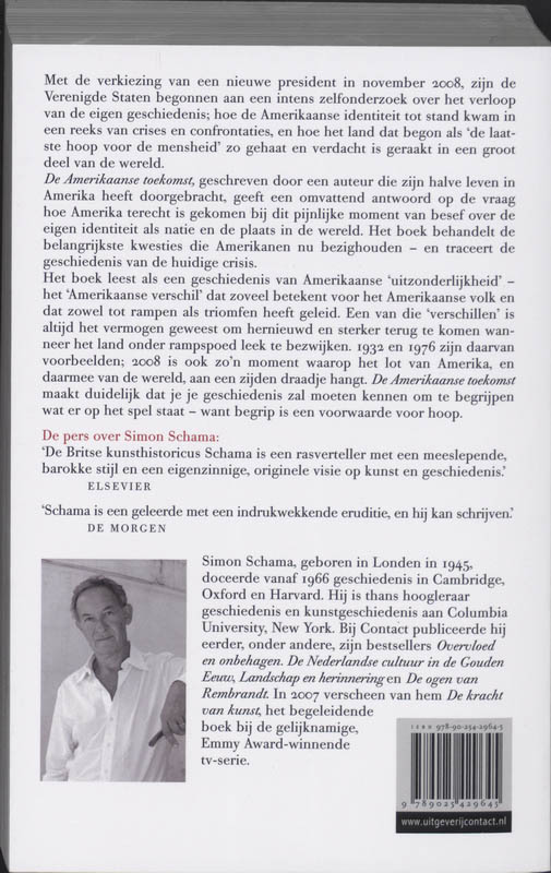 De Amerikaanse toekomst De Amerikaanse toekomst achterkant