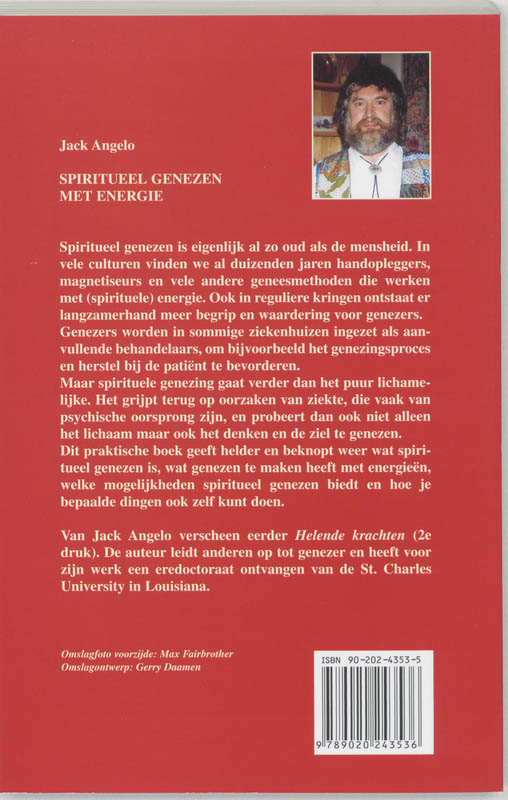 Spiritueel genezen met energie achterkant