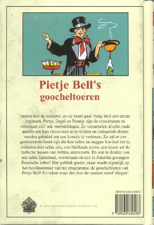 Pietje Bell's goocheltoeren / Pietje Bell serie / 2 Pietje Bell's goocheltoeren / Pietje Bell serie / 2 achterkant
