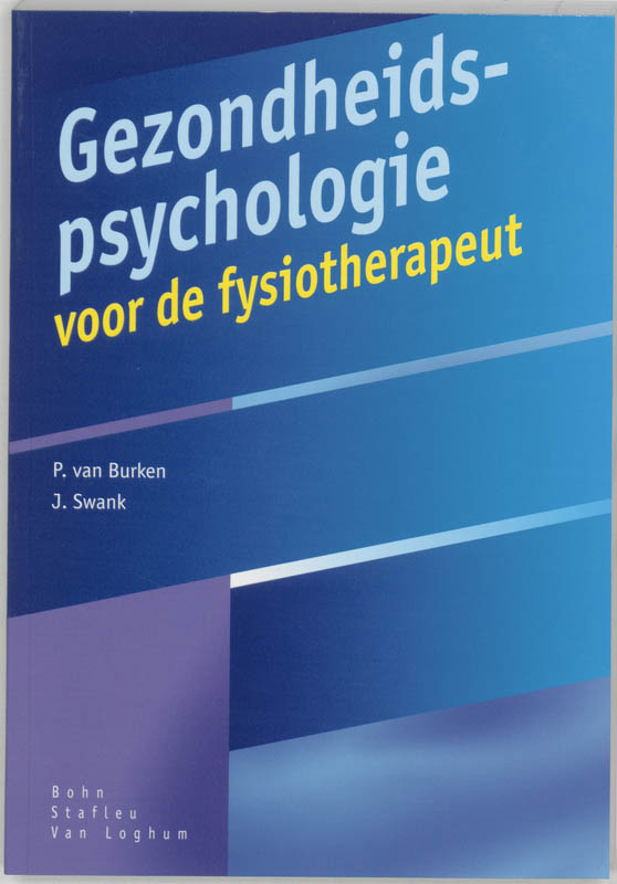 p. van Burken Gezondheidspsychologie Voor De Fysiotherapeut