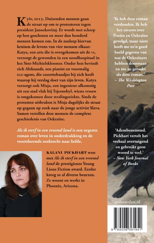Als ik sterf in een vreemd land achterkant