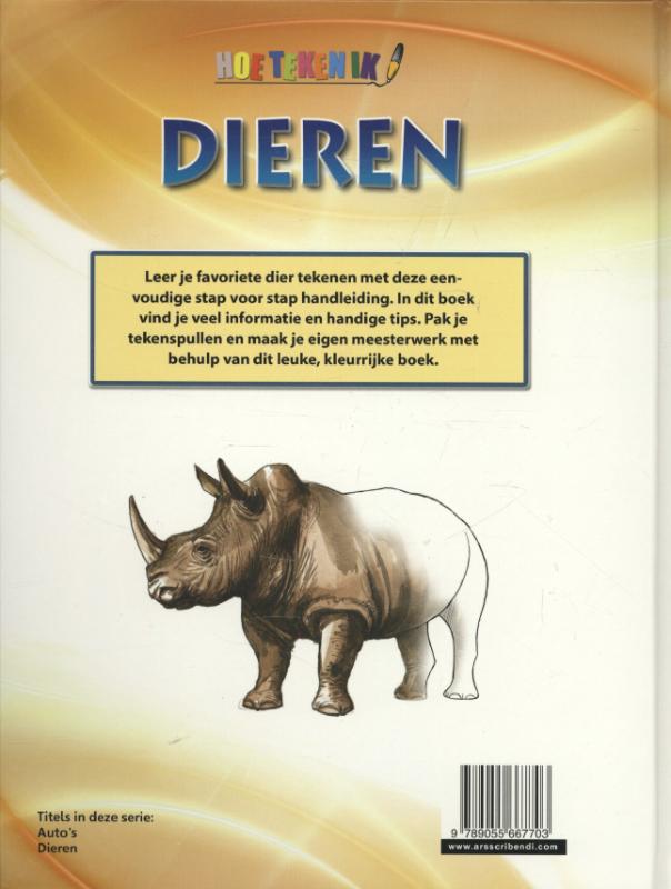 Dieren Hoe Teken Ik achterkant