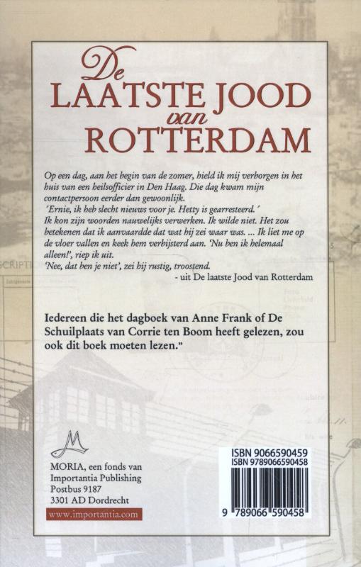 De laatste Jood van Rotterdam achterkant