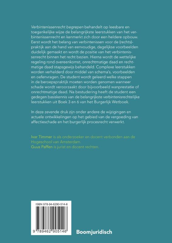 Verbintenissenrecht begrepen / Recht begrepen Verbintenissenrecht begrepen / Recht begrepen achterkant