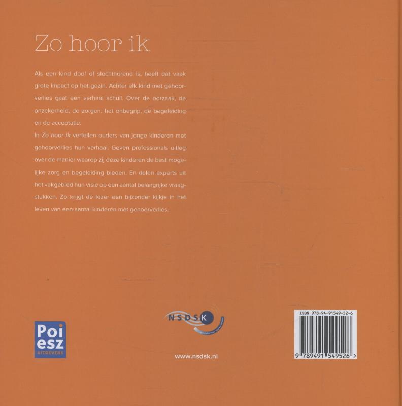 Zo hoor ik Zo hoor ik achterkant