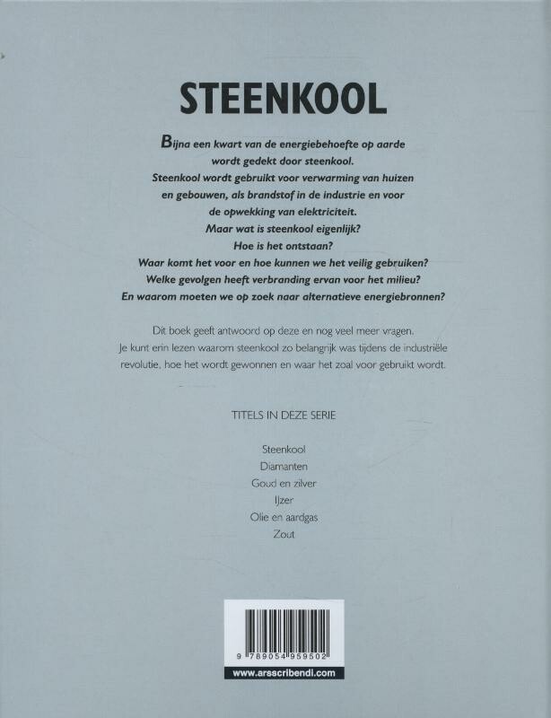 Steenkool / Aardschatten achterkant