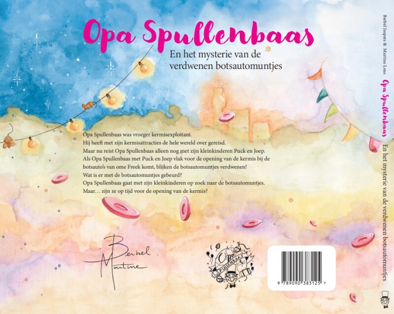 Opa Spullenbaas en het mysterie van de verdwenen botsautomuntjes / Opa Spullenbaas / 1 achterkant