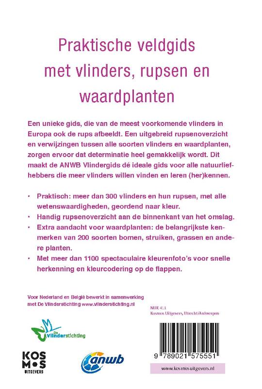 ANWB Vlindergids achterkant