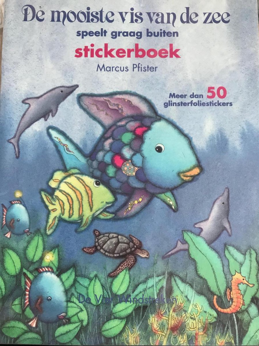 Mooiste vis speelt graag buiten stickerb