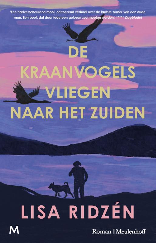 De kraanvogels vliegen naar het zuiden