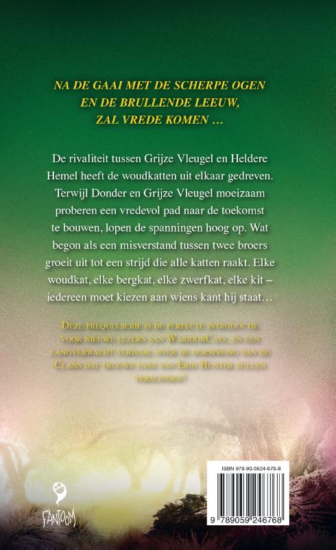 Het eerste gevecht / Warrior Cats het ontstaan van de clans / 3 achterkant