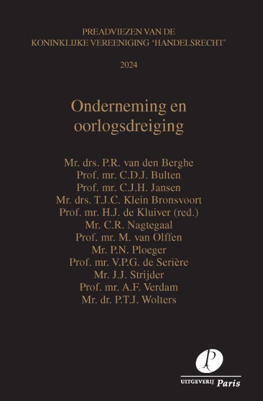 Onderneming en oorlogsdreiging / 2024 / Preadviezen Koninklijke Vereeniging Handelsrecht