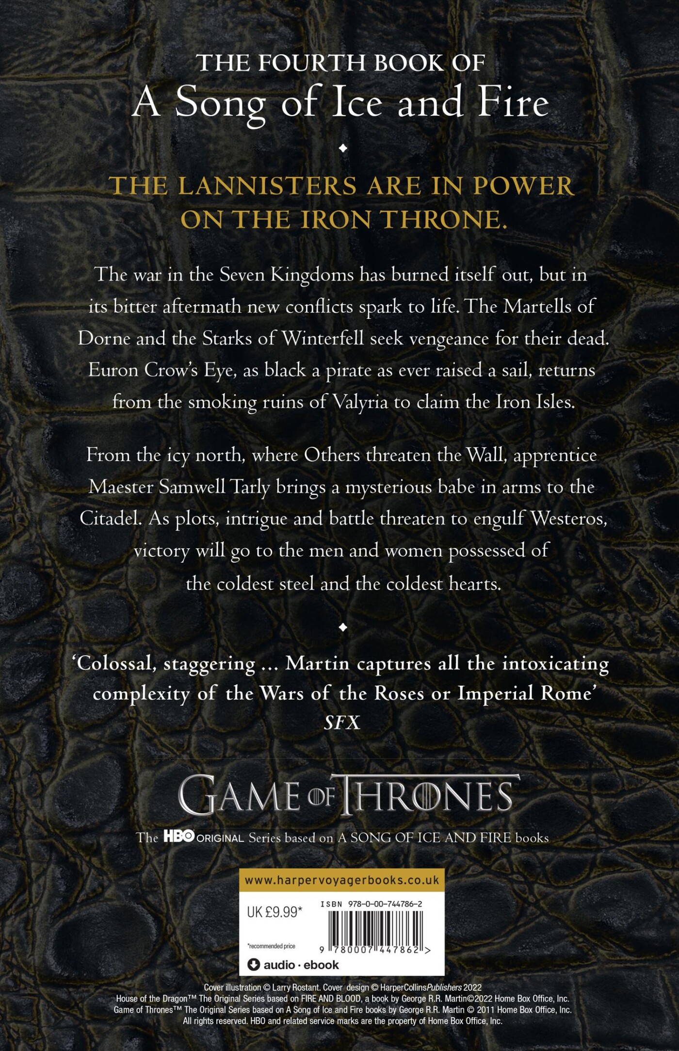 A Feast for Crows / A Song of Ice and Fire achterkant