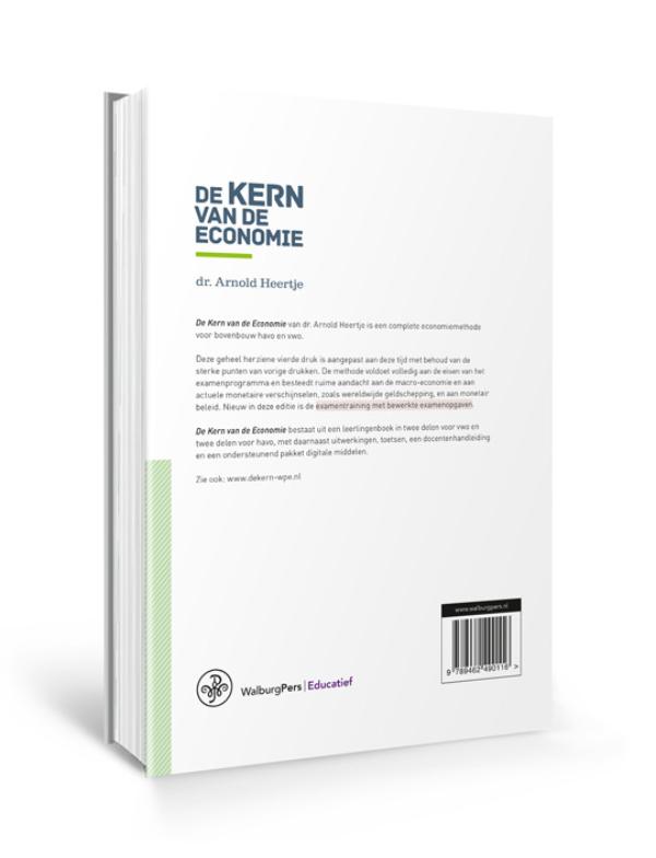 De Kern van de Economie  - De kern van de economie VWO 1 Tekstboek achterkant