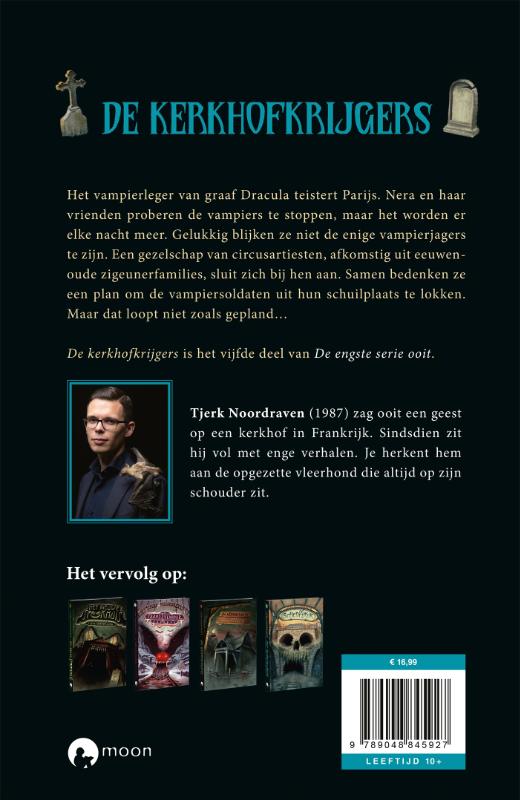 De kerkhofkrijgers / De engste serie ooit achterkant