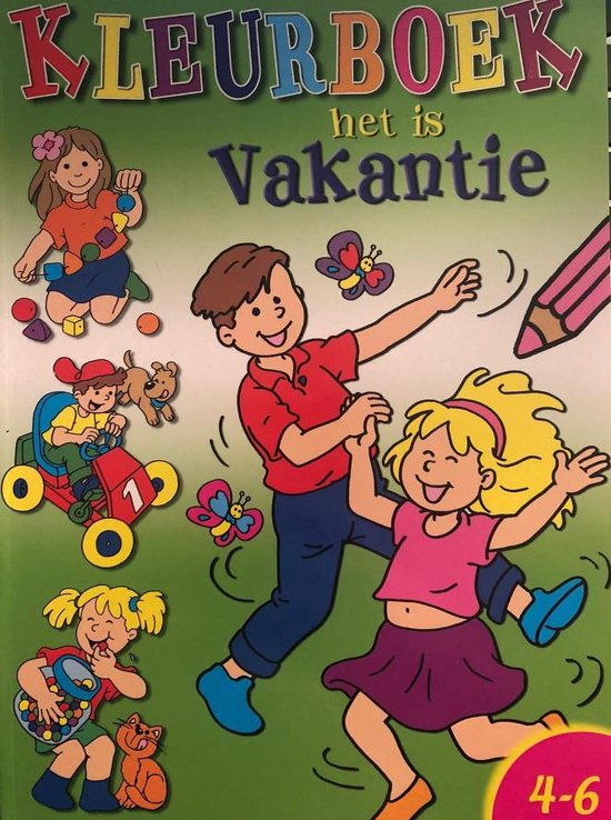 kleurboek het is vakantie