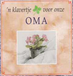 'n klavertje vier voor onze oma