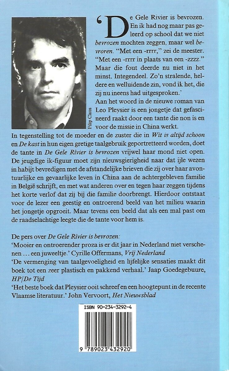 De Gele Rivier is bevrozen achterkant