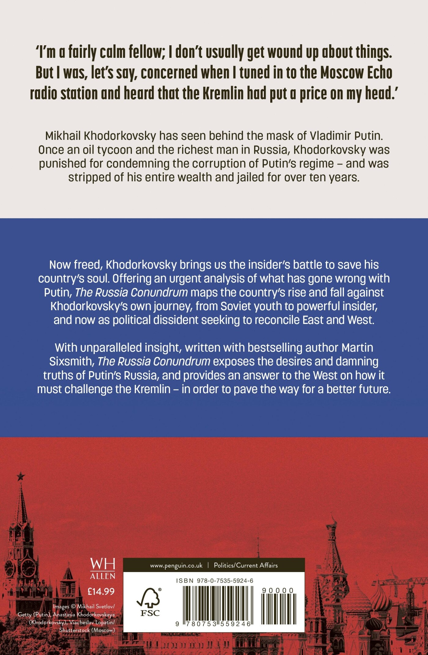 The Russia Conundrum achterkant