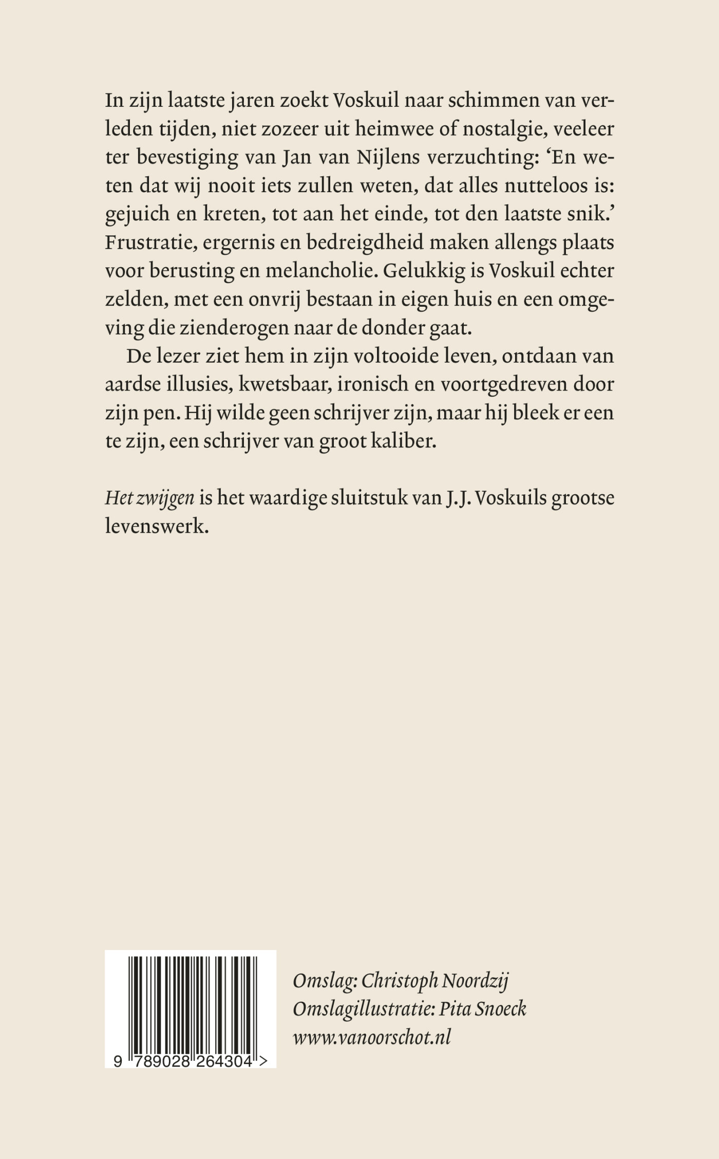 Het zwijgen achterkant