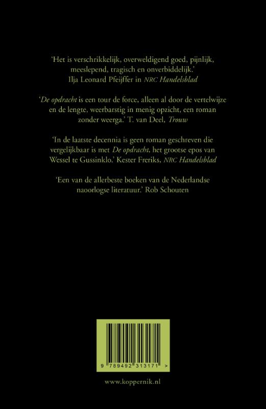 De opdracht / Ewout Meyster-cyclus / 2 achterkant