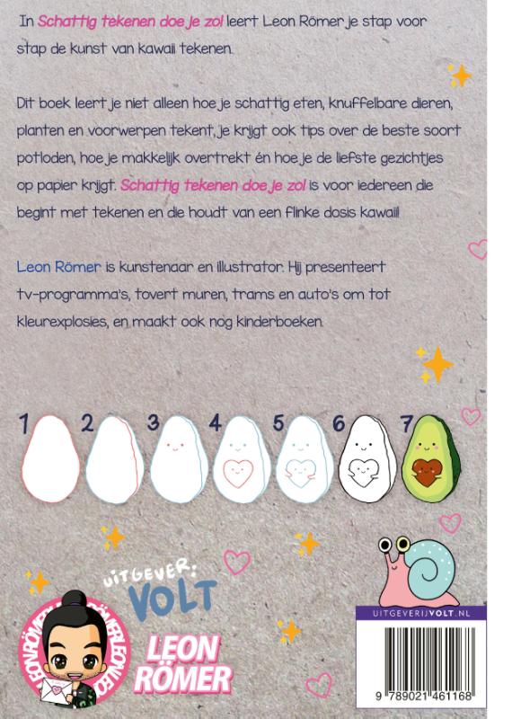Schattig tekenen doe je zo! / Schattig tekenen / 1 achterkant
