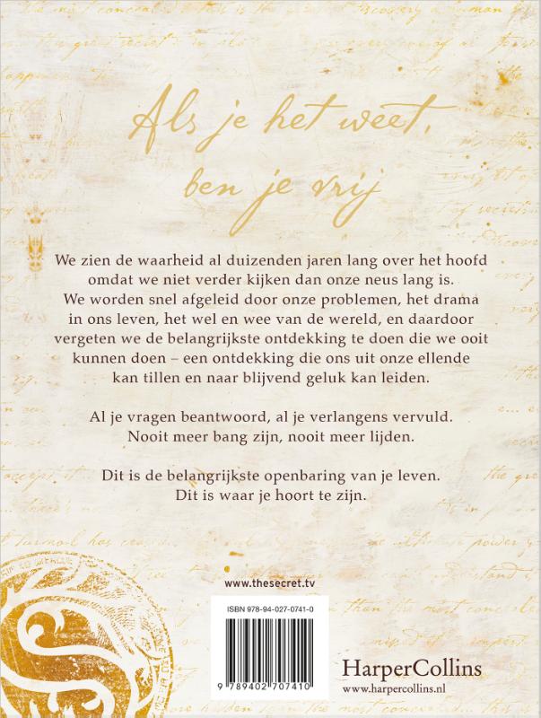 The Greatest Secret achterkant