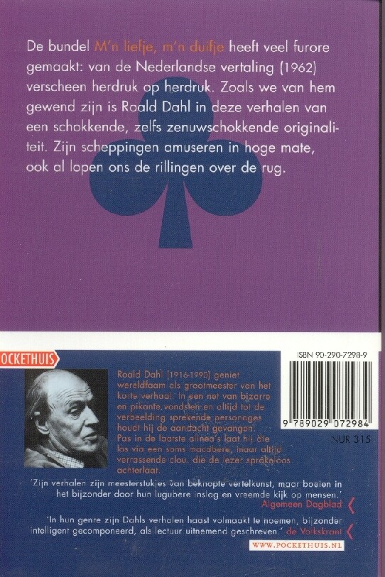 M'n liefje, m'n duifje / Pockethuis achterkant