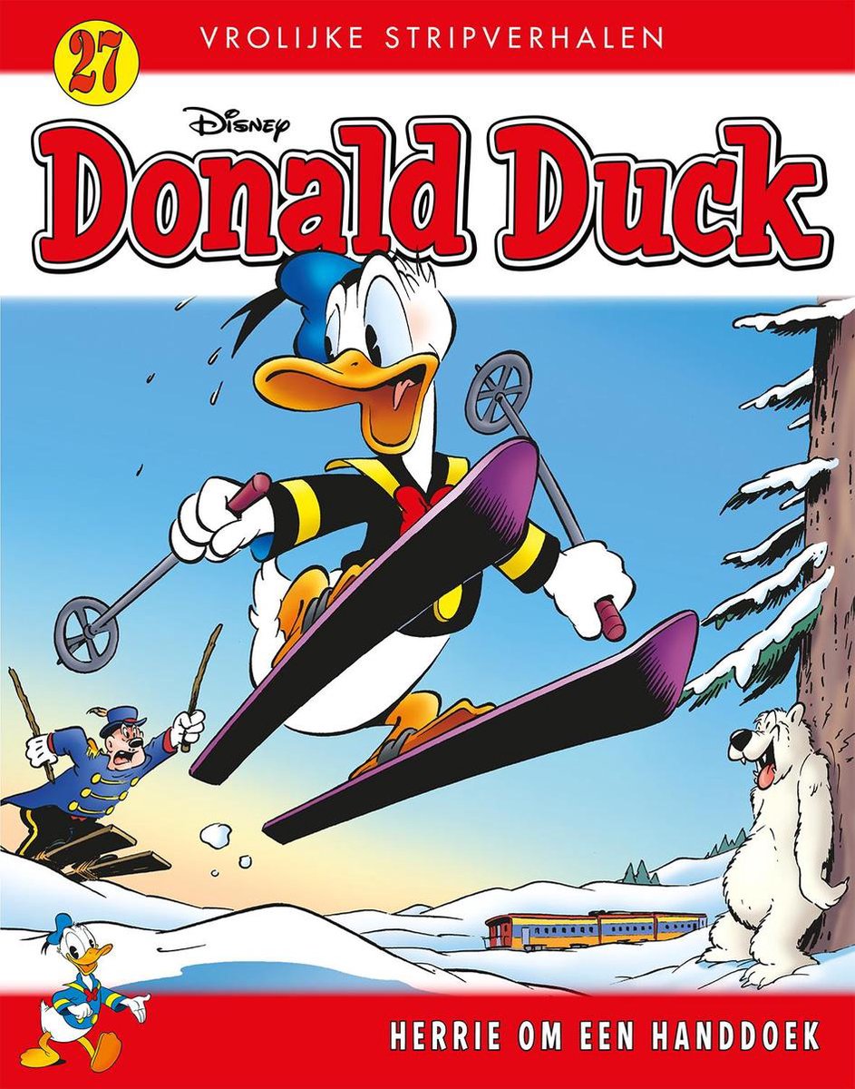 Donald Duck Vrolijke Stripverhalen 27 - Herrie om een handdoek