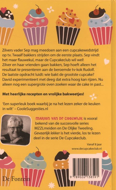 De Cupcakeclub 4 -   Gevaarlijk lekker achterkant