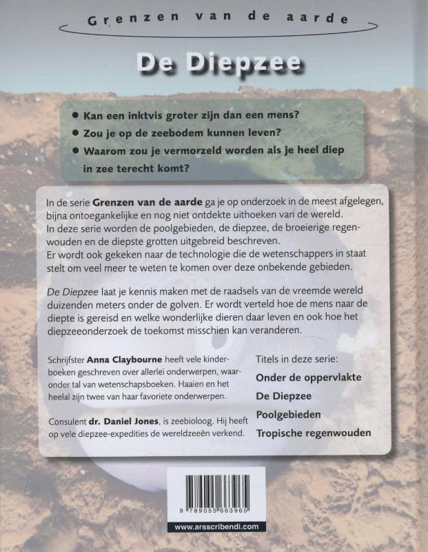 De diepzee / De grenzen van de aarde achterkant