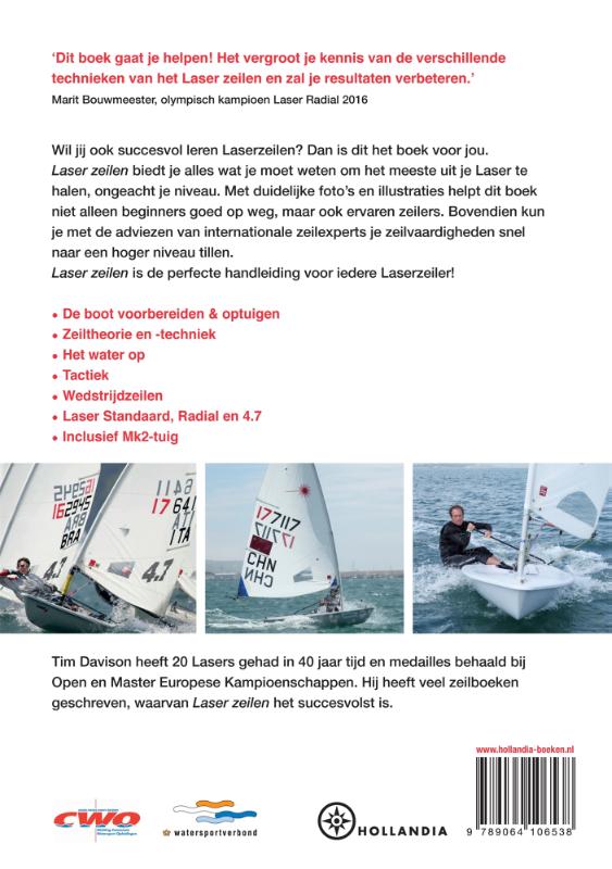 Laser zeilen achterkant