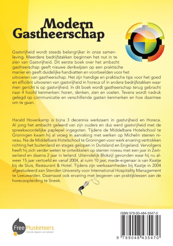 Modern Gastheerschap achterkant
