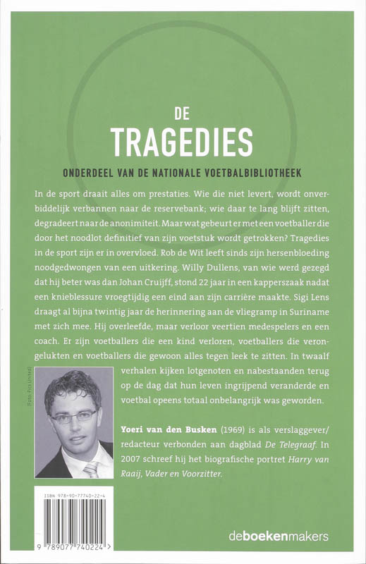 De Tragedies / De Nationale Voetbalbibliotheek / 2 achterkant