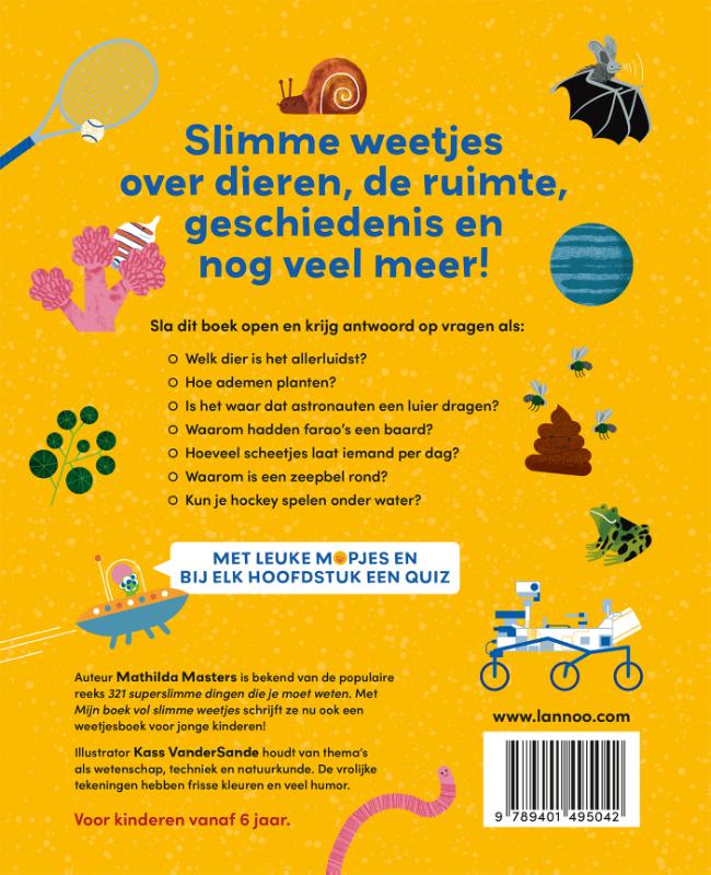 Mijn boek vol slimme weetjes / 321 - de leukste weetjesboeken achterkant